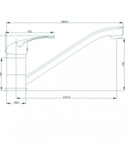 Смесител за кухня Еко ICF 7140039C