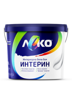 Леко Интерин бяла боя за стени и тавани 1 л