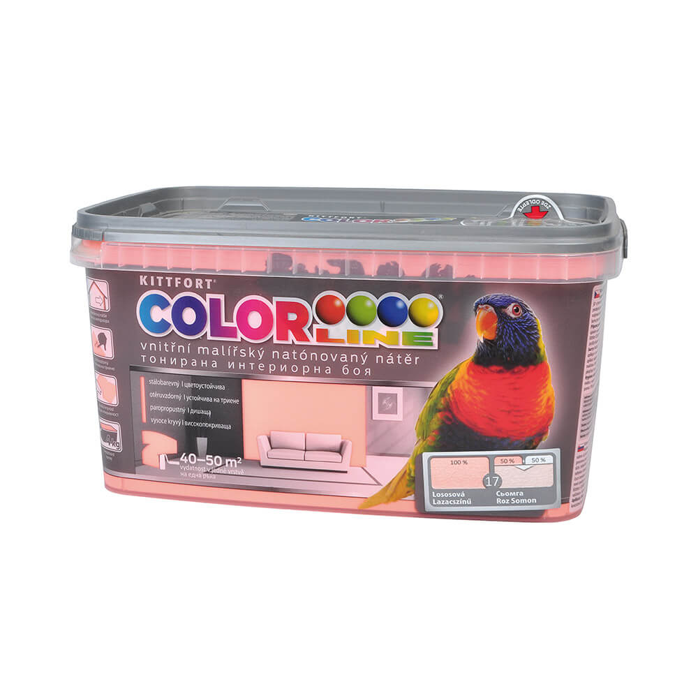 Интериорна боя Colorline сьомга 17 4 кг