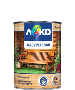 Леко лазурен лак за дърво тик 0.650 л
