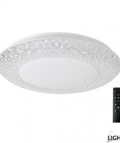 LED Плафон NIA димируем с дистанционно max 72W IP20 от 3000K до 6000K Ф505mm Lightex
