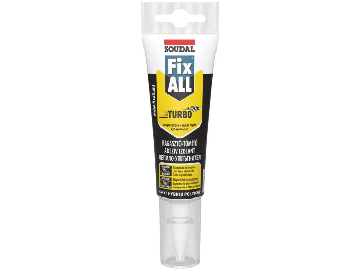 Soudal Fix ALL Turbo polymer adhesive, white, 125 ml