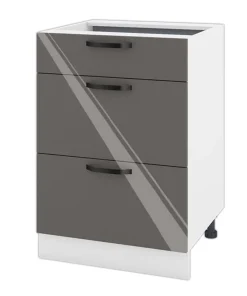 Долен шкаф БФ-Антрацит гланц-05-57 от модулна кухня Сити
