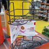 Етажерка ъглова 2 етажа сърце черна LZR-522
