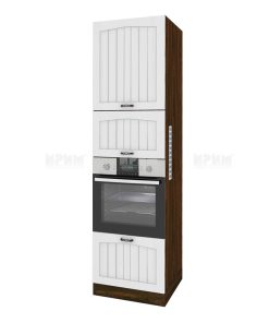 Alternative view of Колонен шкаф ВФ-Бяло фладер-04-98 ляв от модулна кухня Сити