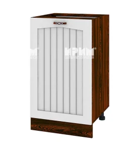 Долен шкаф ВФ-Бяло фладер-04-93 ляв от модулна кухня Сити
