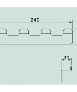 Alternative view of Закачалка четворна Елинор Black ICA 5553-4B черна