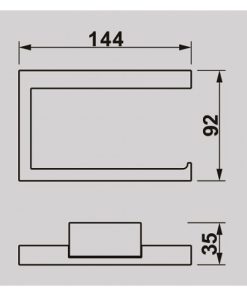 Alternative view of Поставка за тоалетна хартия Ерин ICA 2551