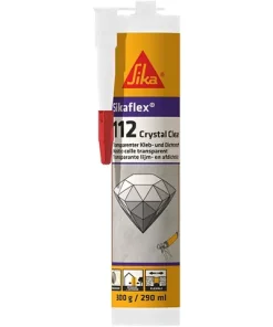 Прозрачно лепило и уплътнител Sikaflex®-112 Crystal Clear 290 мл