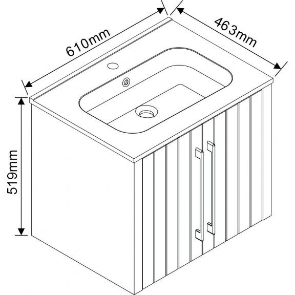 Мебел за баня ICP 6450 - Image 3