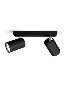 Philips Спот KOSIPO 2хGU10 max 5.5W/4000K черен