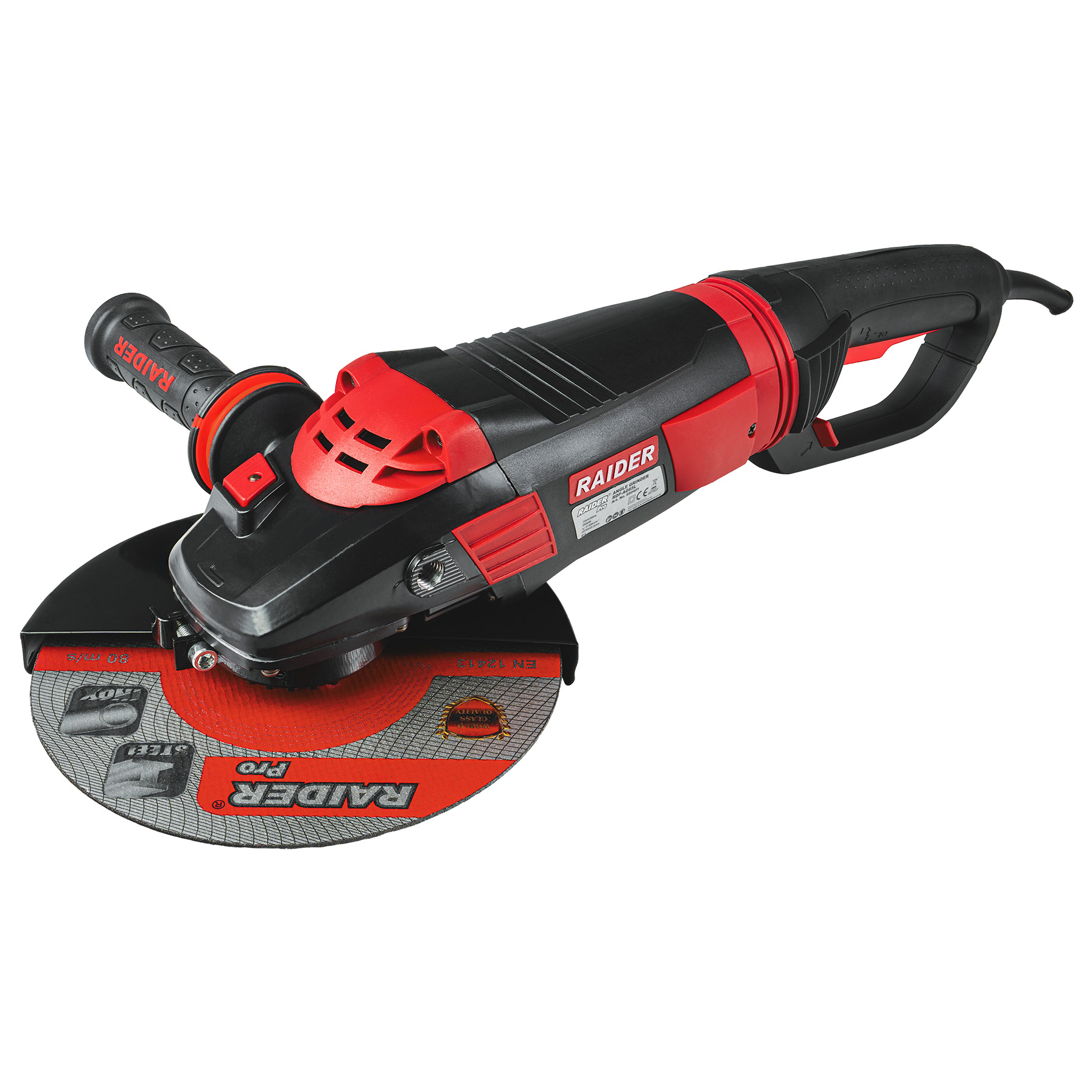 Ъглошлайф 230mm 2400W RAIDER PRO RDP-AG65 Black edition