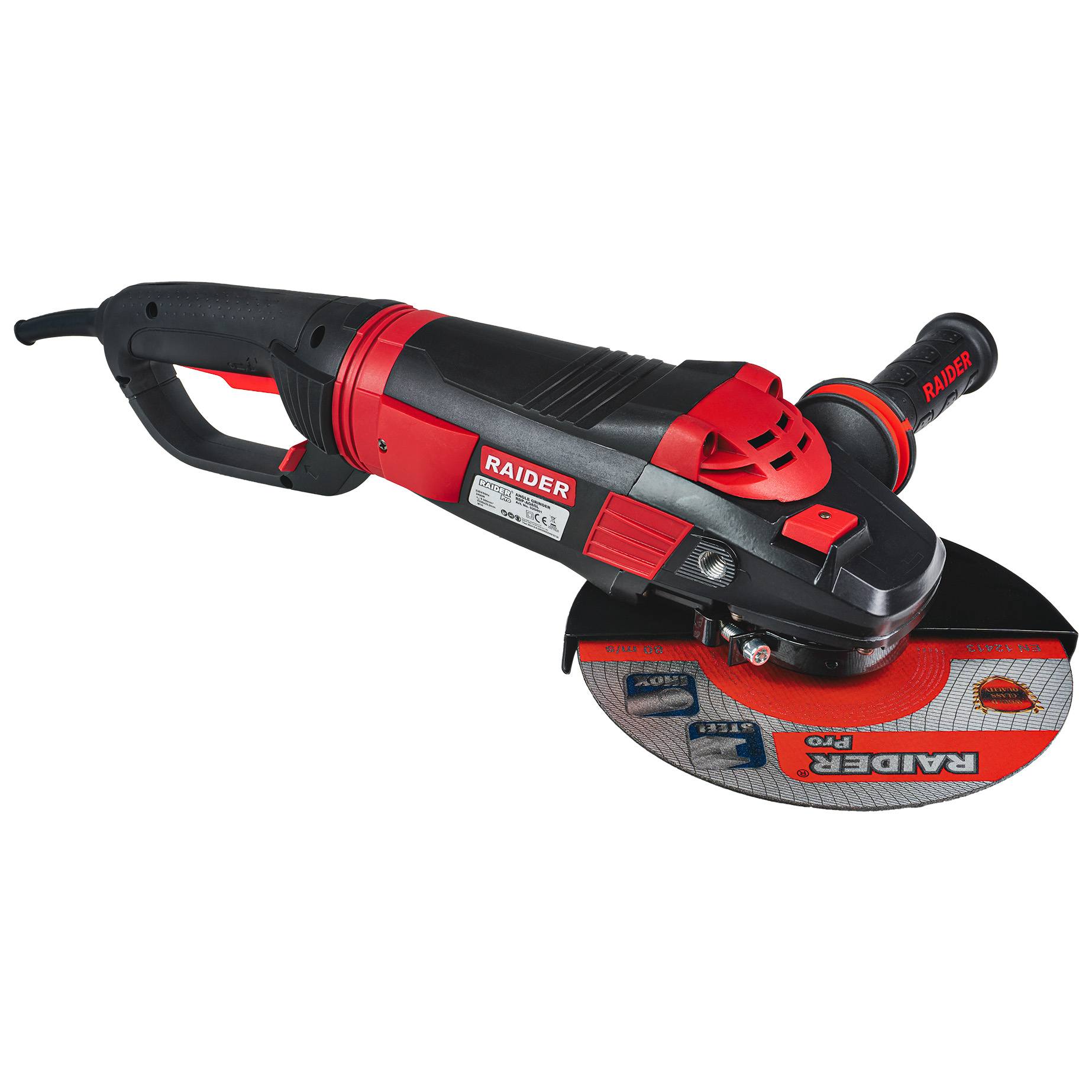 Ъглошлайф 230mm 2400W RAIDER PRO RDP-AG65 Black edition - Image 2