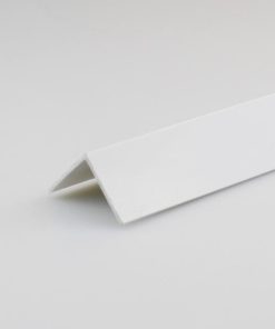 Профил ъглов PVC 6х6 мм 1 м бял сатен