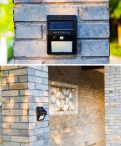 Alternative view of LED соларен аплик 3W 6500K 60lm черен със сензор IP55 Lightex