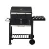 Барбекю Ziel Grill CG017 с чугунена плоча черен мат