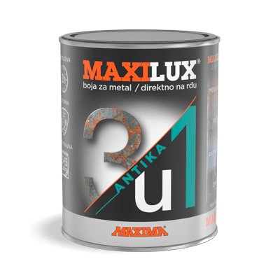 Емайл Maxilux 3в1 Antika черен 0.750 л