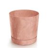 Саксия Tubo Beton Effect 24 см теракота