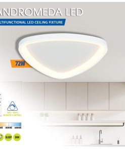 LED плафониера Andromeda LED 72W бяла