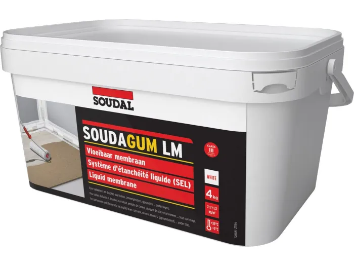 Liquid waterproofing Soudal Soudagum LM, 4 kg