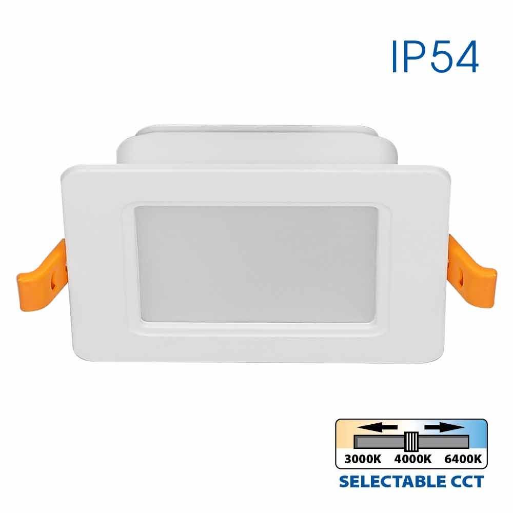 LED луна за вграждане Kapi LED 9W CCT-SWITCH