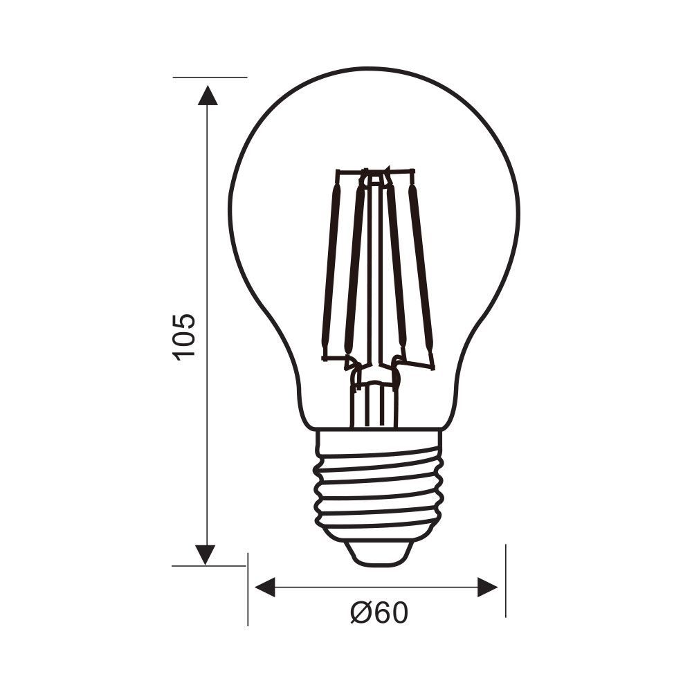 LED филамент лампа Flick LED Premium 11W 4000K