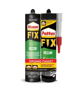 Монтажно лепило Moment/ Pattex Fix Decor