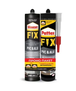 Монтажно лепило Moment/ Pattex Fix PVC&Alu